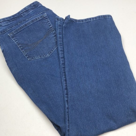 RIDERS BY LEE INDIGO STRAIGHT CUT JEANS 18Wx30 😎 - Picture 7 of 11